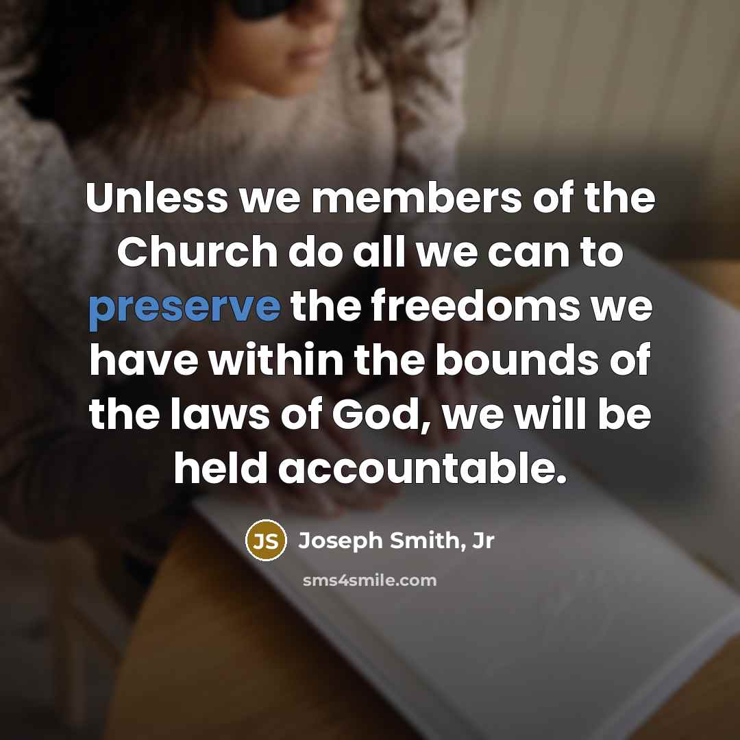 “Unless we members of the Church do all we can…” quote by Joseph Smith, Jr