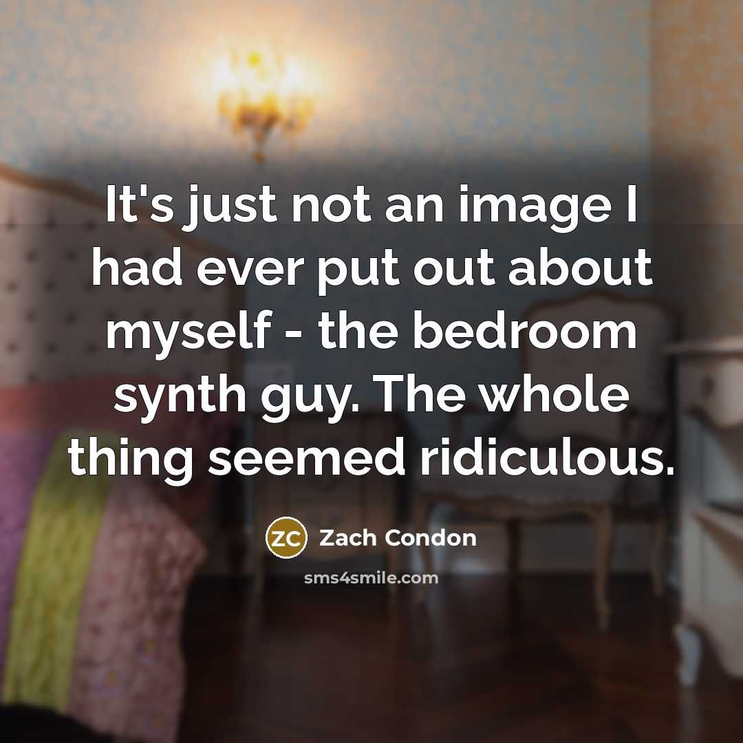 “It's just not an image I had ever put out…” quote by Zach Condon