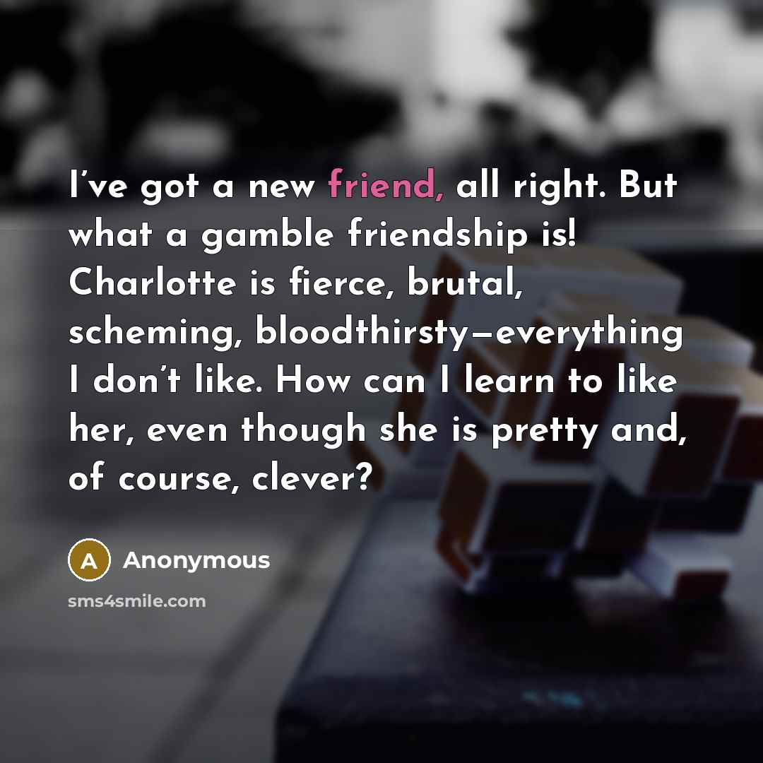 “I’ve got a new friend, all right. But what a…” quote by Anonymous