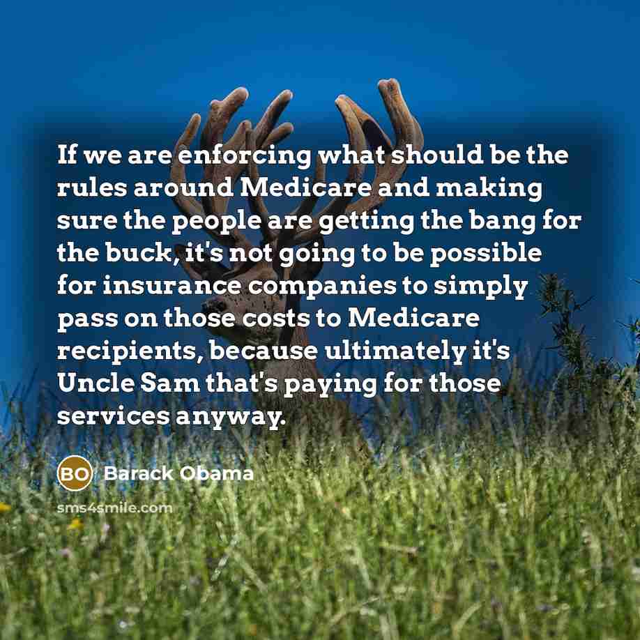 “If we are enforcing what should be the rules around…” quote by Barack Obama