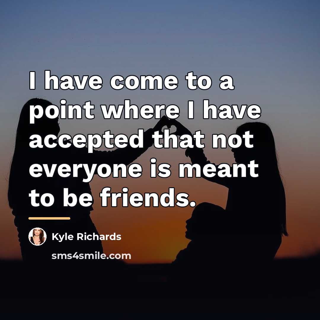 “I have come to a point where I have accepted…” quote by Kyle Richards