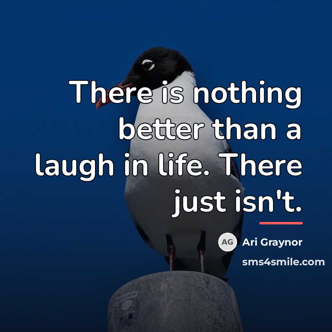 “There is nothing better than a laugh in life. There…” quote by Ari Graynor