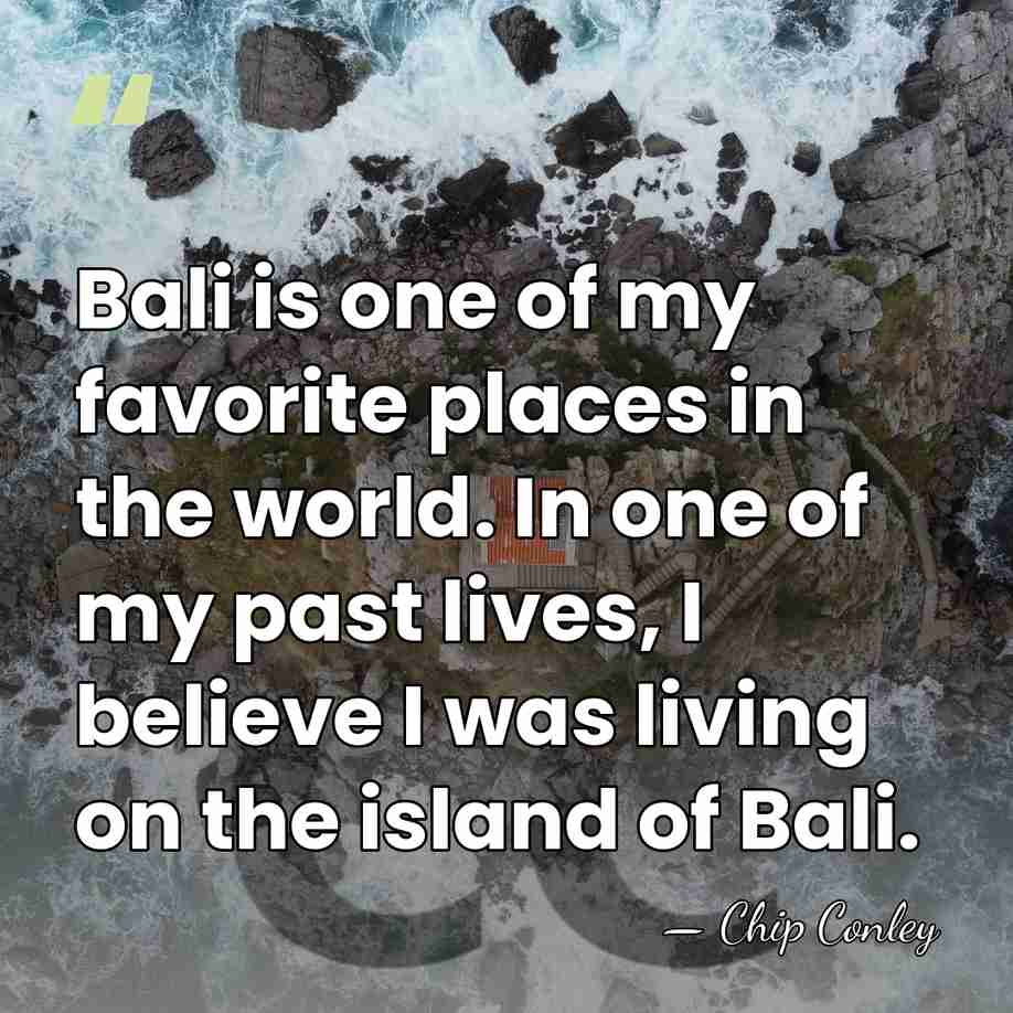 Bali is one of my favorite places in the world. In one&hellip; - Chip Conley
