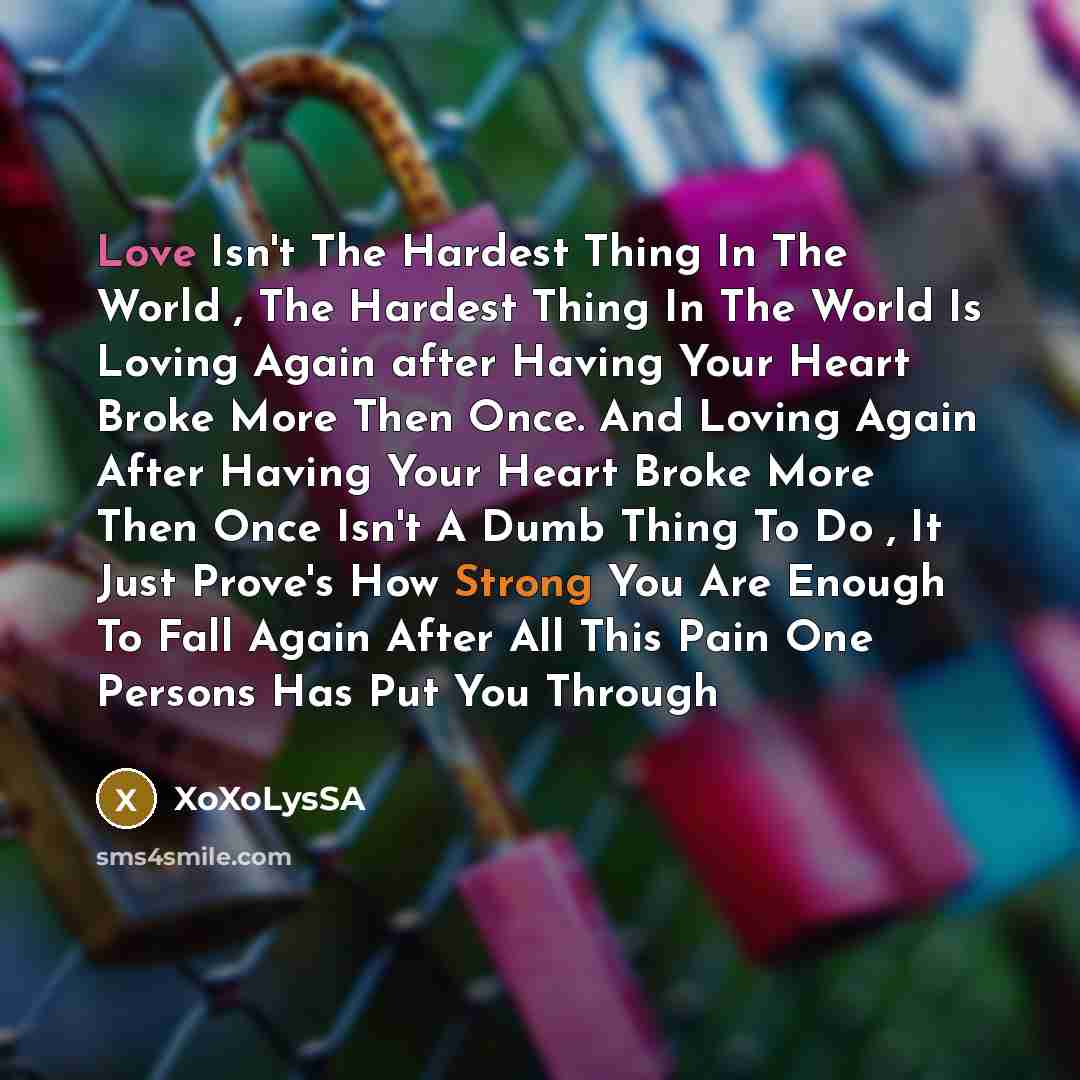 “Love Isn't The Hardest Thing In The World , The…” quote by XoXoLysSA