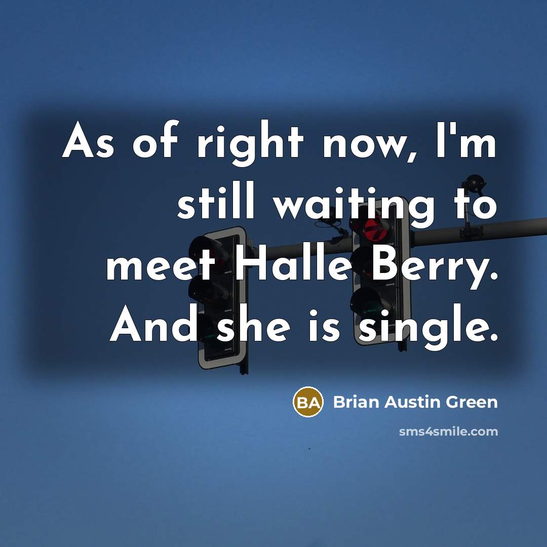 “As of right now, I'm still waiting to meet Halle…” quote by Brian Austin Green
