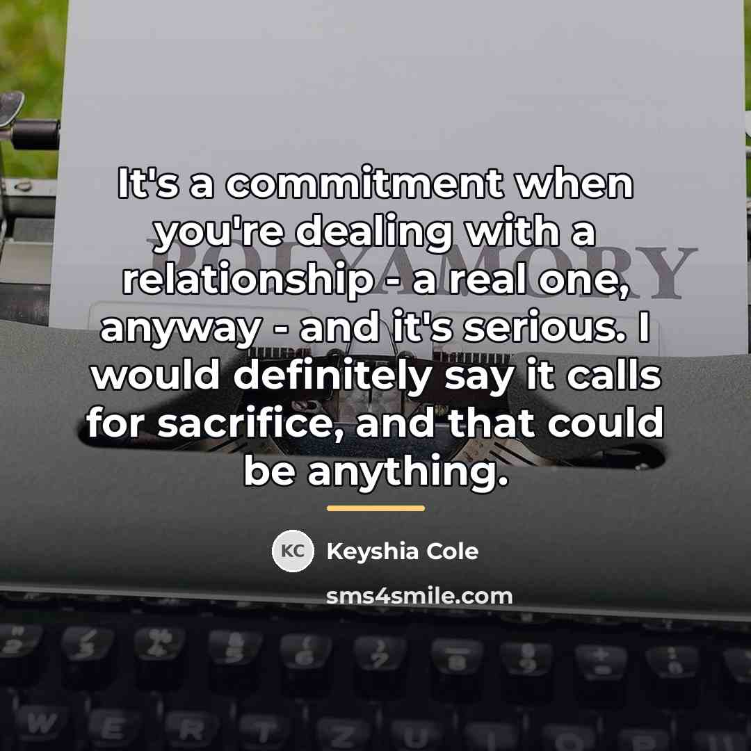 “It's a commitment when you're dealing with a relationship -…” quote by Keyshia Cole