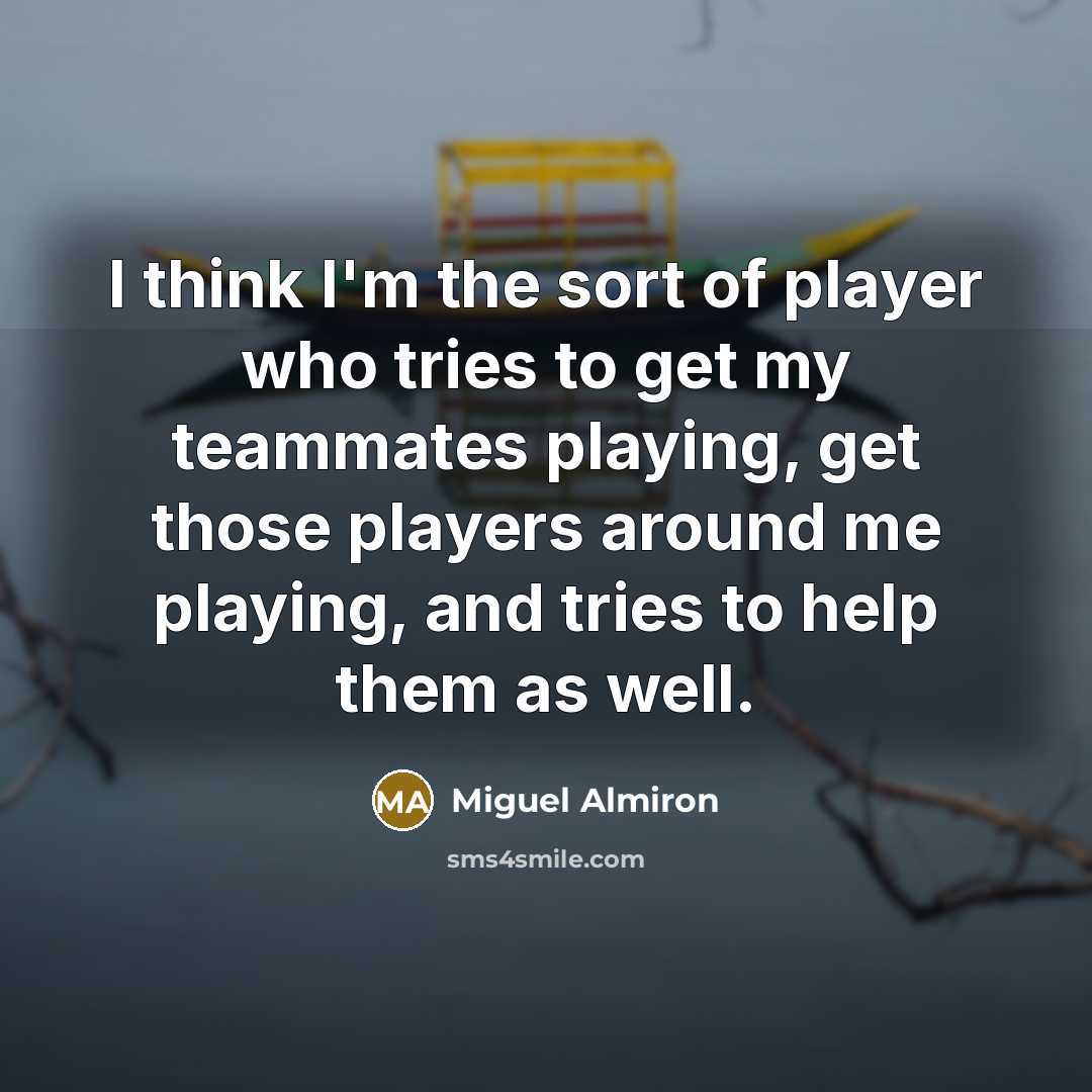 “I think I'm the sort of player who tries to…” quote by Miguel Almiron