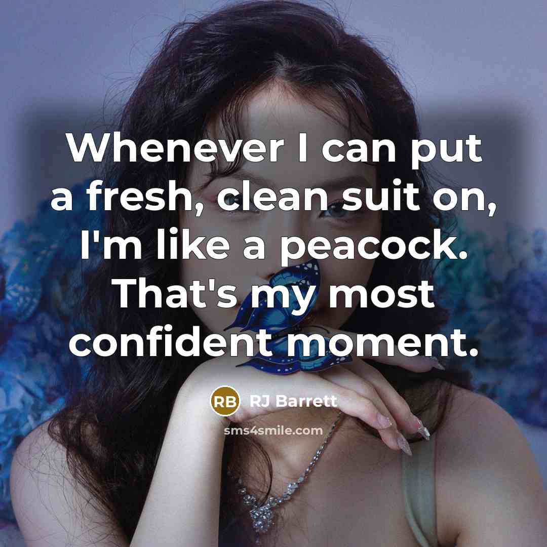 “Whenever I can put a fresh, clean suit on, I'm…” quote by RJ Barrett