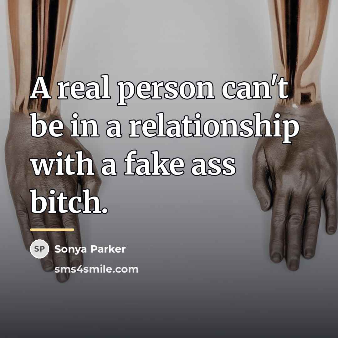 “A real person can't be in a relationship with a…” quote by SONYA PARKER