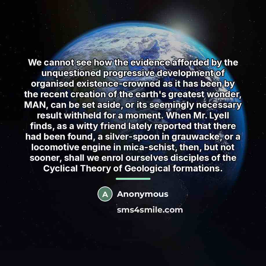 “We cannot see how the evidence afforded by the unquestioned…” quote by Anonymous