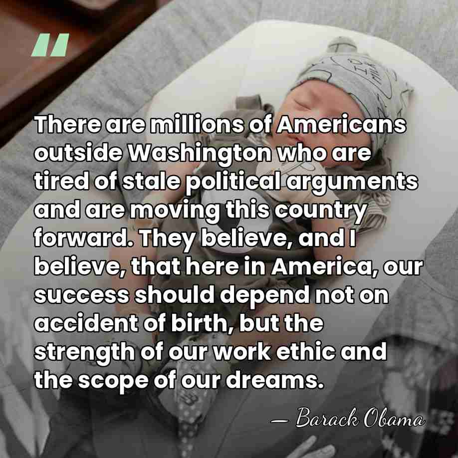 There are millions of Americans outside Washington who are tired of stale&hellip; - Barack Obama