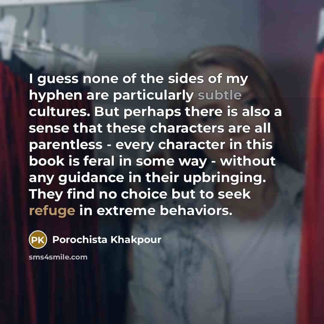 “I guess none of the sides of my hyphen are…” quote by Porochista Khakpour