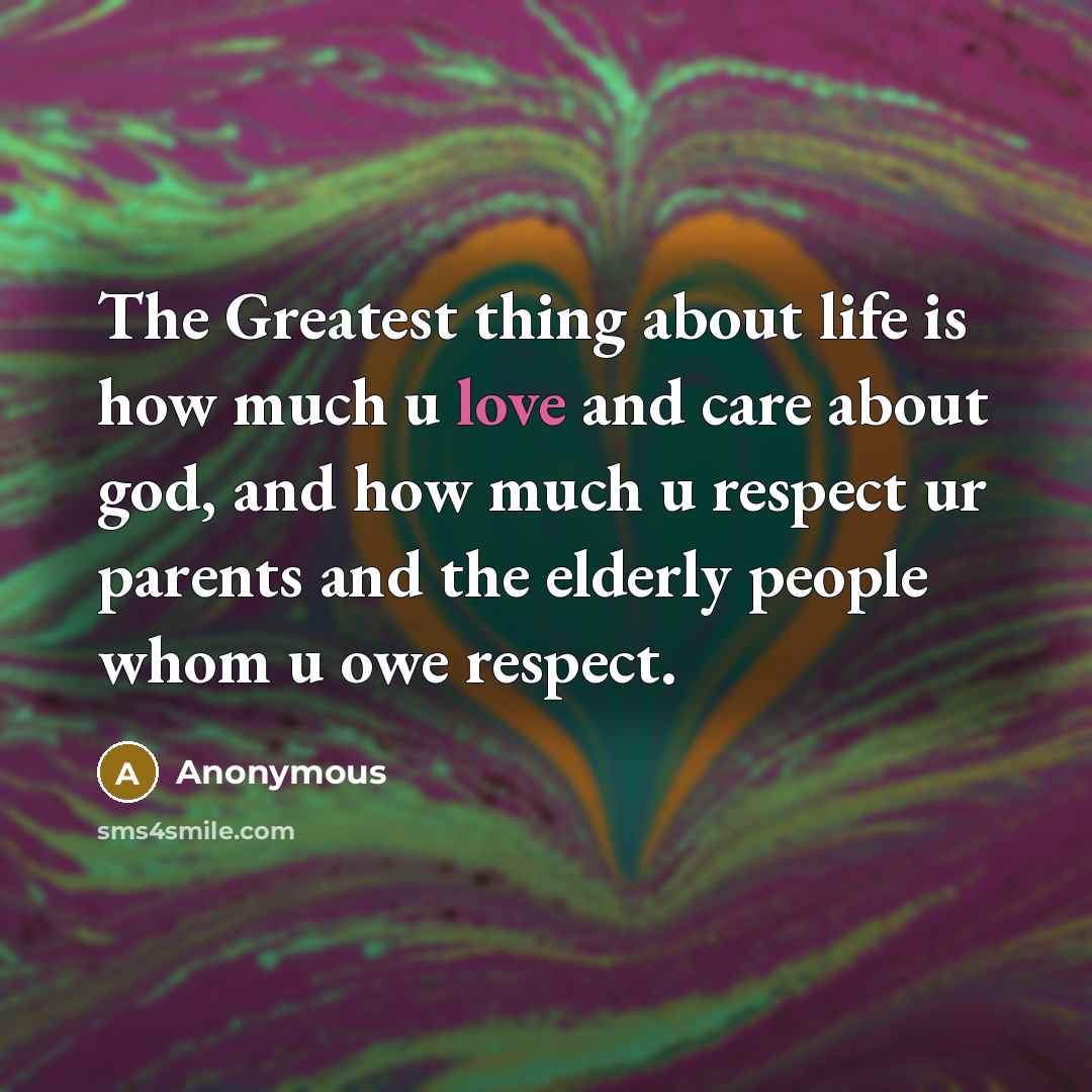 “The Greatest thing about life is how much u love…” quote by Anonymous