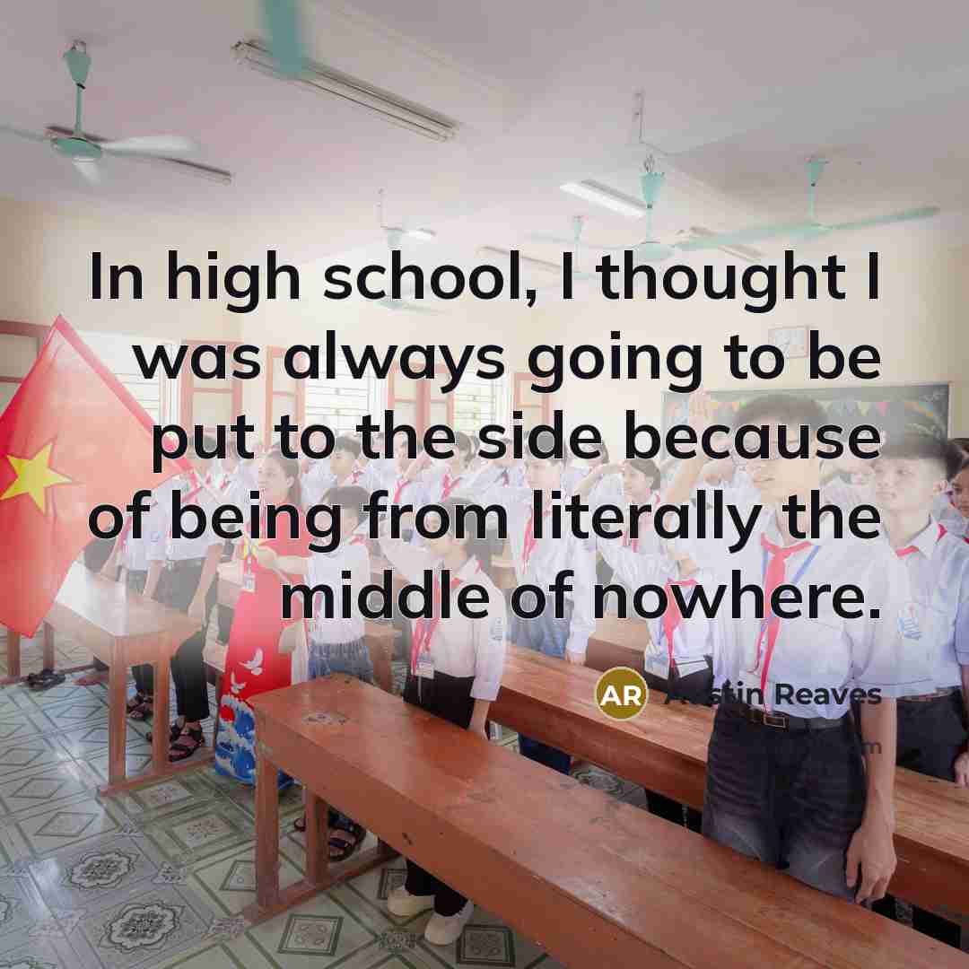 “In high school, I thought I was always going to…” quote by Austin Reaves