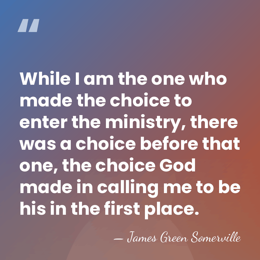 While I am the one who made the choice to enter the&hellip; - James Green Somerville