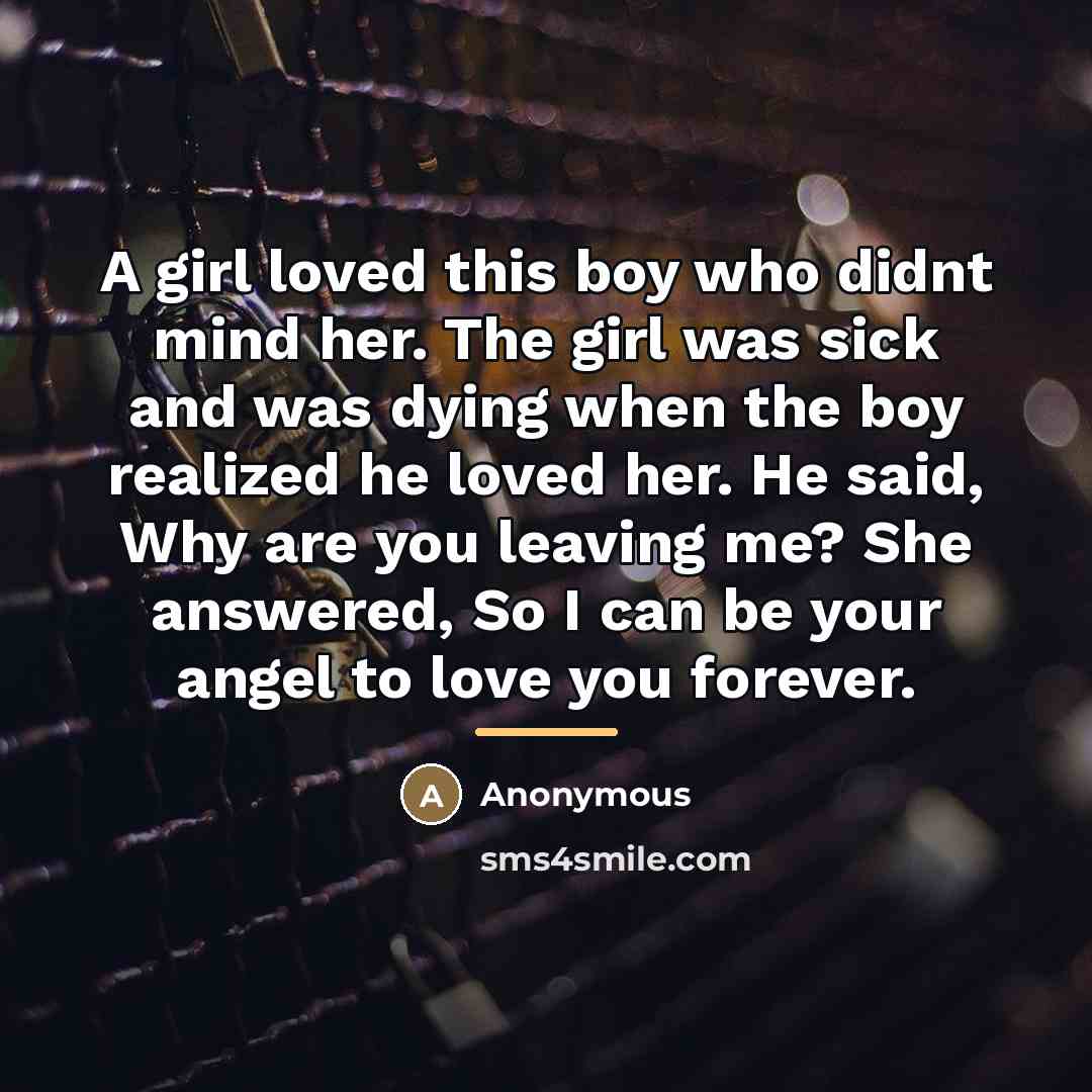 “A girl loved this boy who didnt mind her. The…” quote by Anonymous