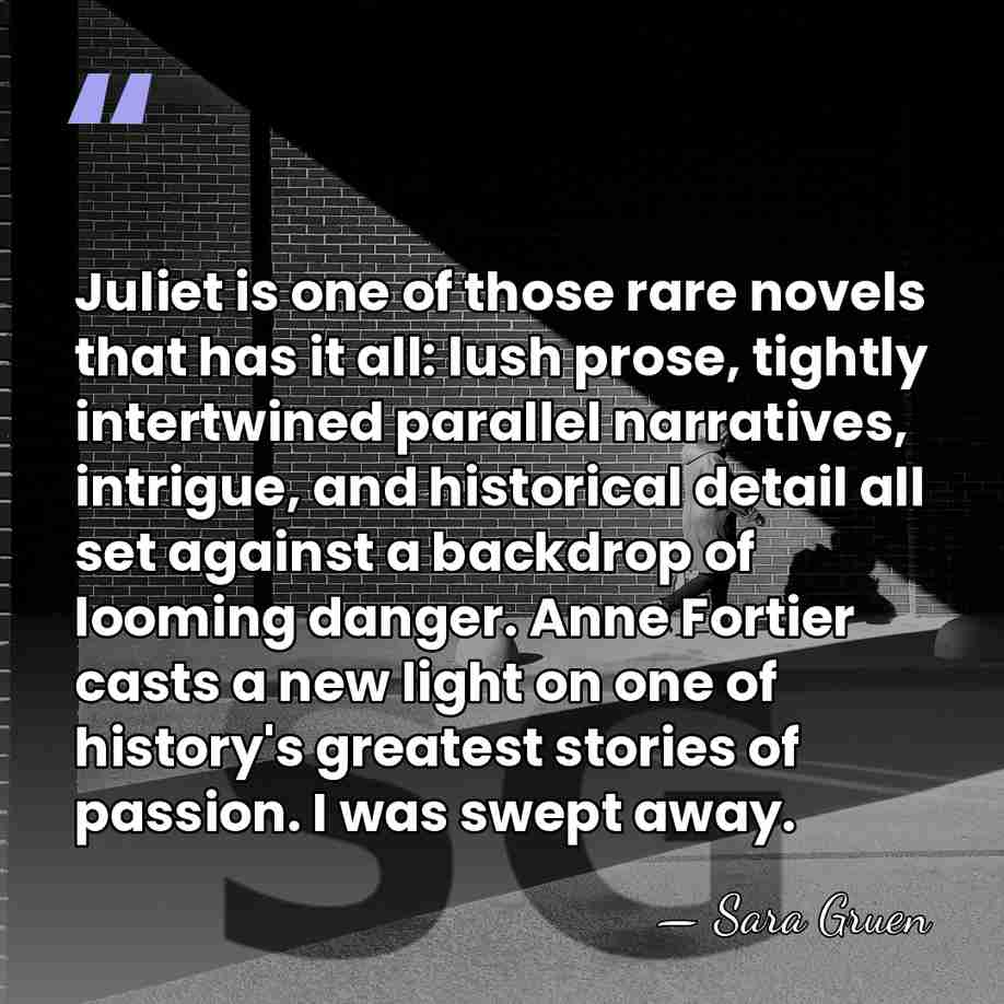 Juliet is one of those rare novels that has it all: lush&hellip; - Sara Gruen