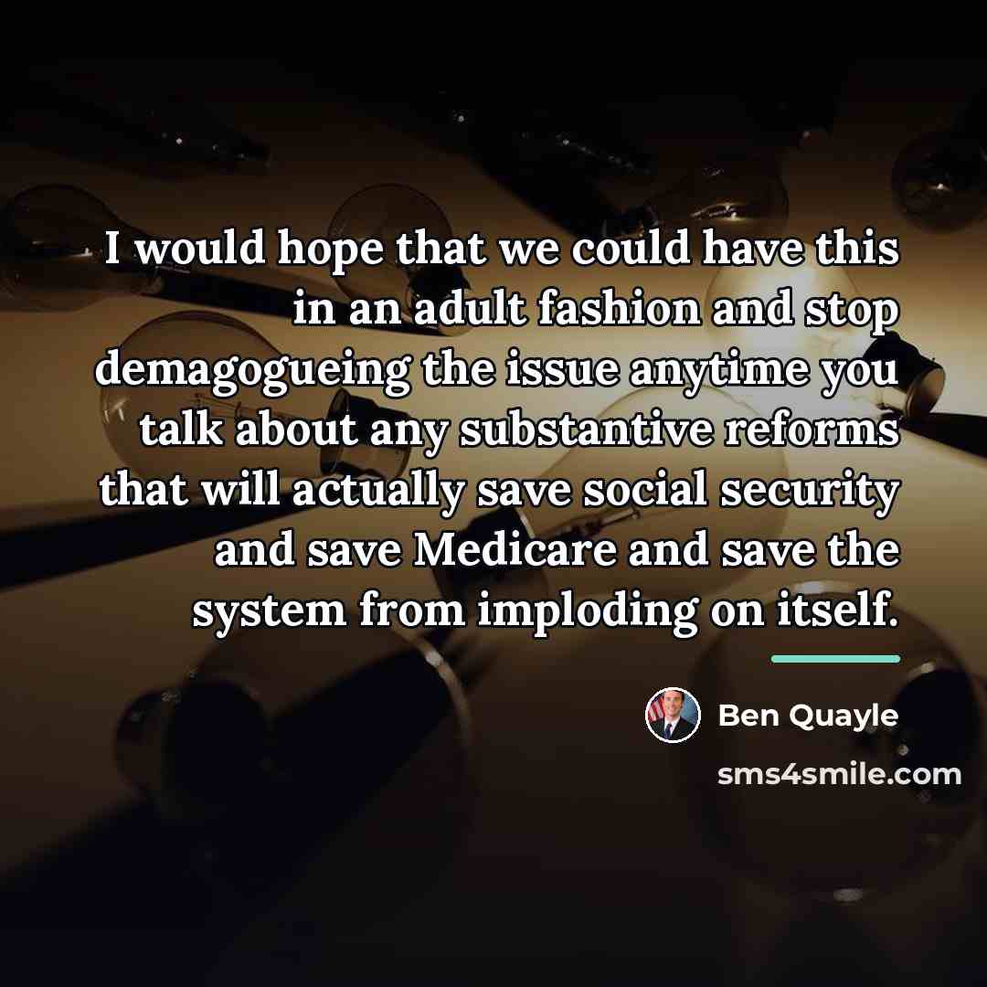“I would hope that we could have this in an…” quote by Ben Quayle