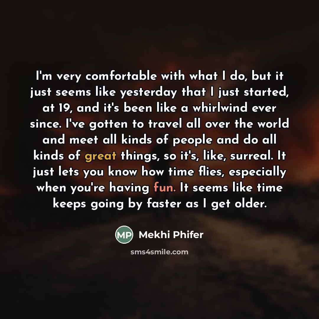 “I'm very comfortable with what I do, but it just…” quote by Mekhi Phifer