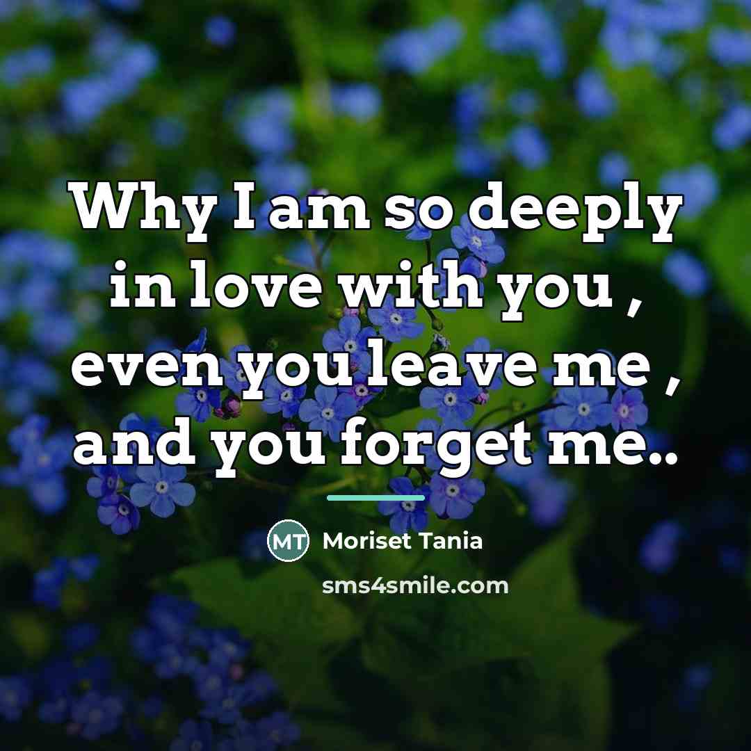 “Why I am so deeply in love with you ,…” quote by Moriset Tania