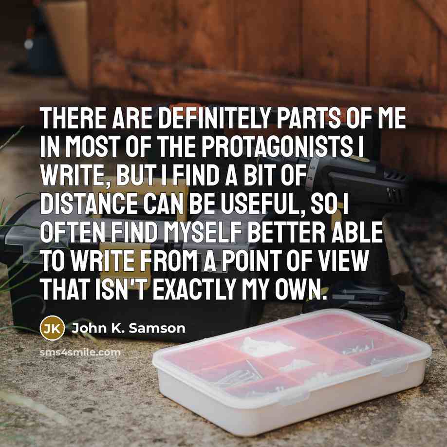 “There are definitely parts of me in most of the…” quote by John K. Samson
