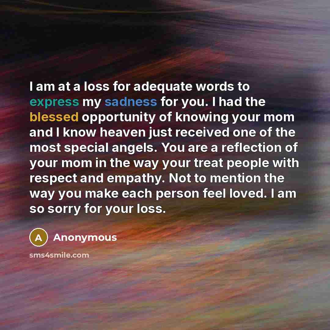“I am at a loss for adequate words to express…” quote by Anonymous