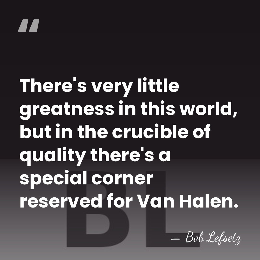 There's very little greatness in this world, but in the crucible of&hellip; - Bob Lefsetz