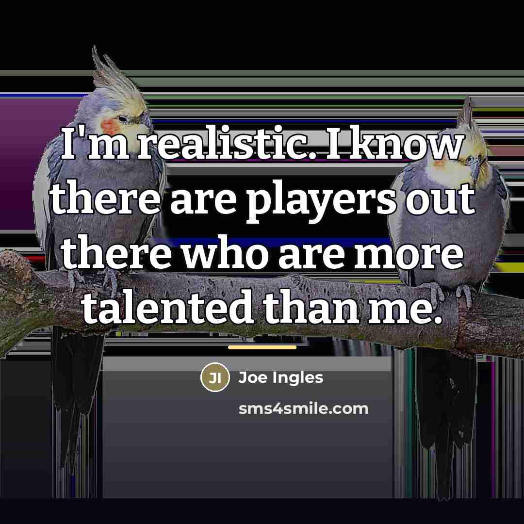 “I'm realistic. I know there are players out there who…” quote by Joe Ingles