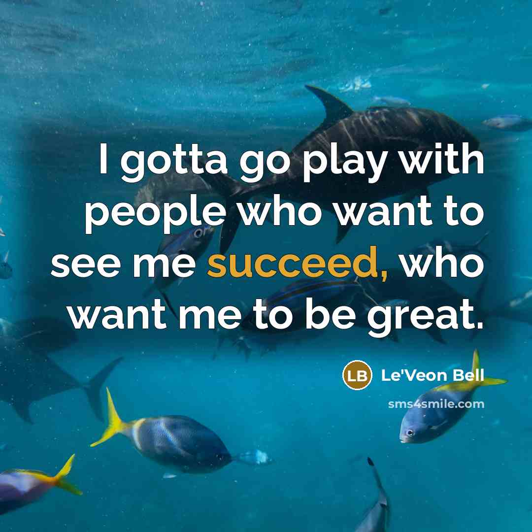 “I gotta go play with people who want to see…” quote by Le'Veon Bell
