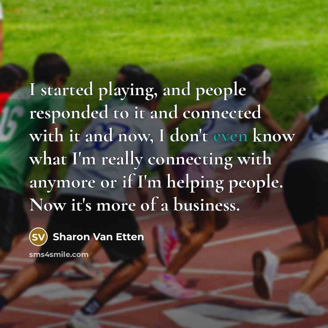 “I started playing, and people responded to it and connected…” quote by Sharon Van Etten