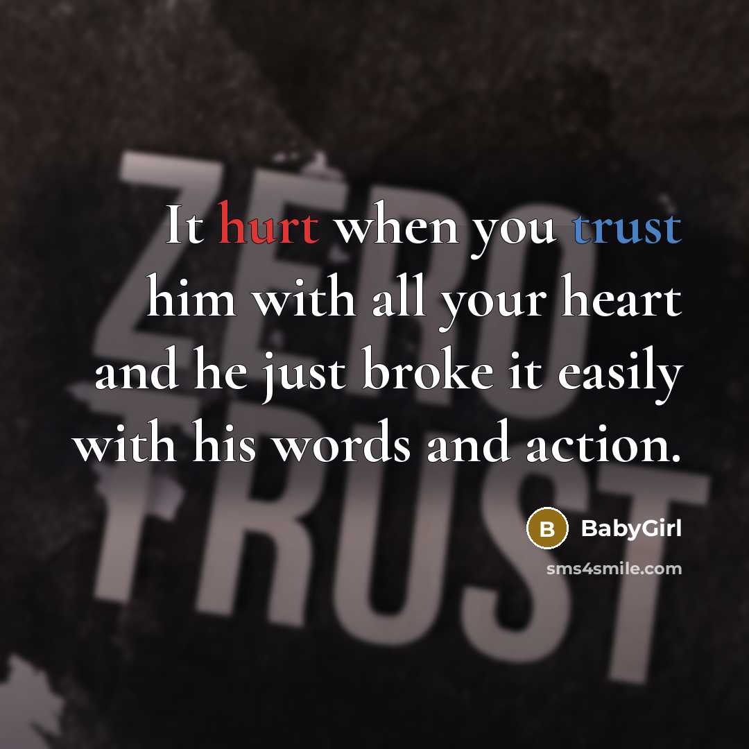 “It hurt when you trust him with all your heart…” quote by BabyGirl