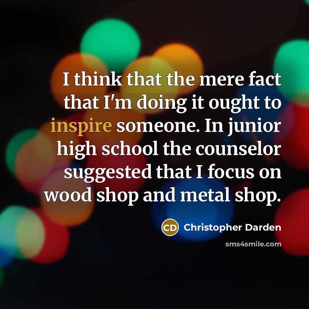 “I think that the mere fact that I'm doing it…” quote by Christopher Darden