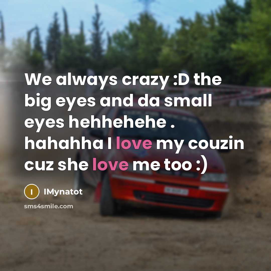 “We always crazy :D the big eyes and da small…” quote by IMynatot