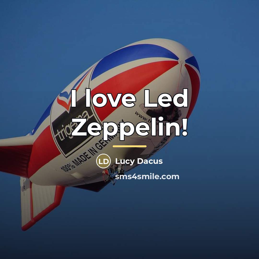 “I love Led Zeppelin!…” quote by Lucy Dacus