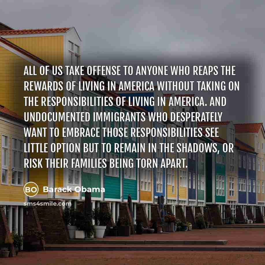 “All of us take offense to anyone who reaps the…” quote by Barack Obama