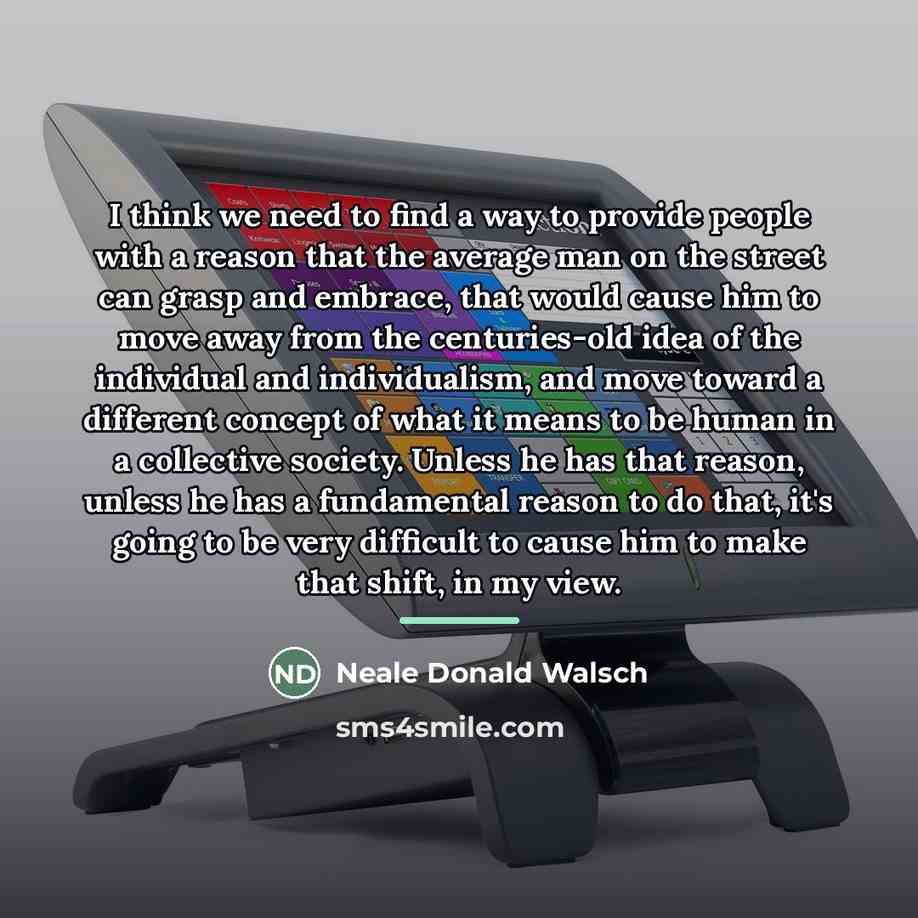 “I think we need to find a way to provide…” quote by Neale Donald Walsch