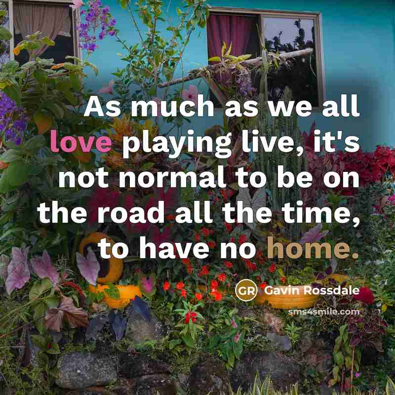 “As much as we all love playing live, it's not…” quote by Gavin Rossdale