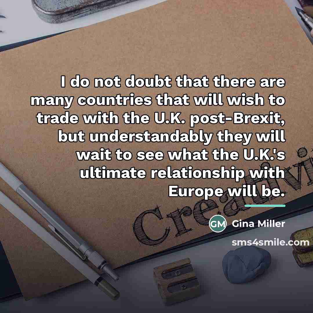 “I do not doubt that there are many countries that…” quote by Gina Miller