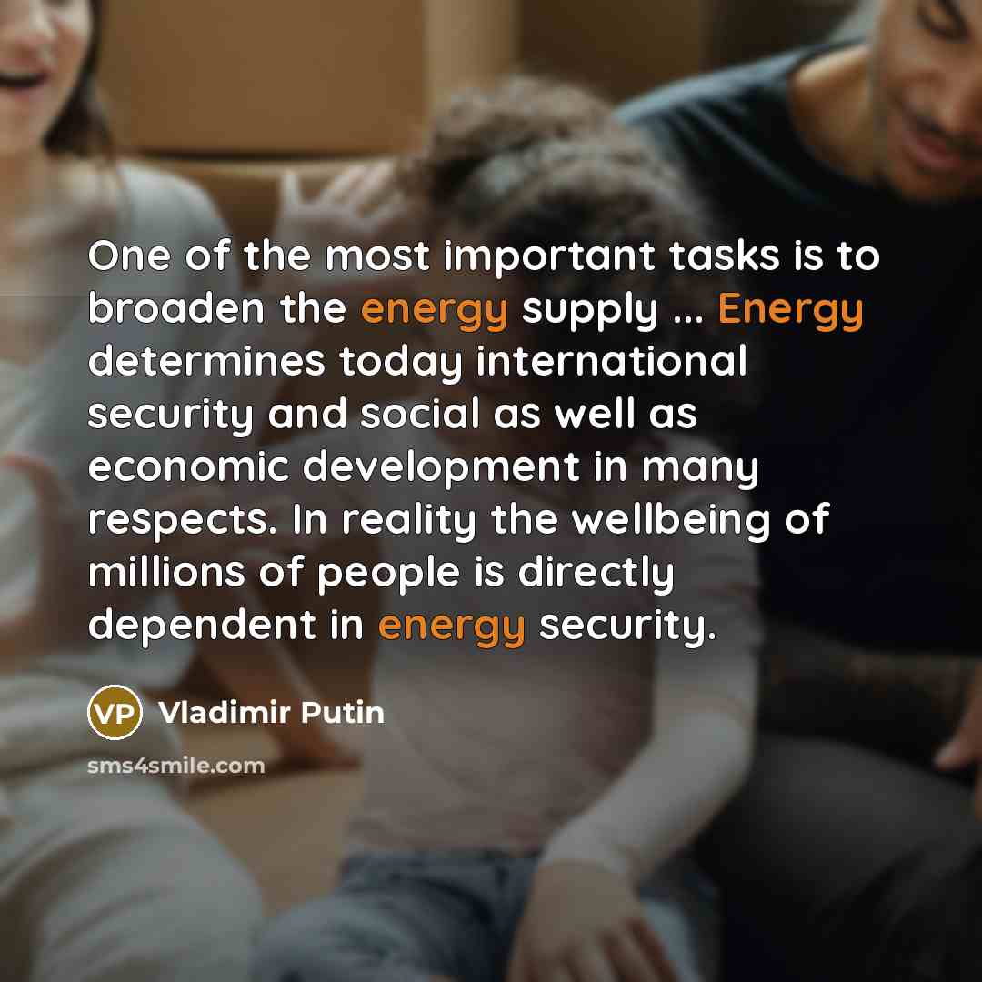“One of the most important tasks is to broaden the…” quote by Vladimir Putin