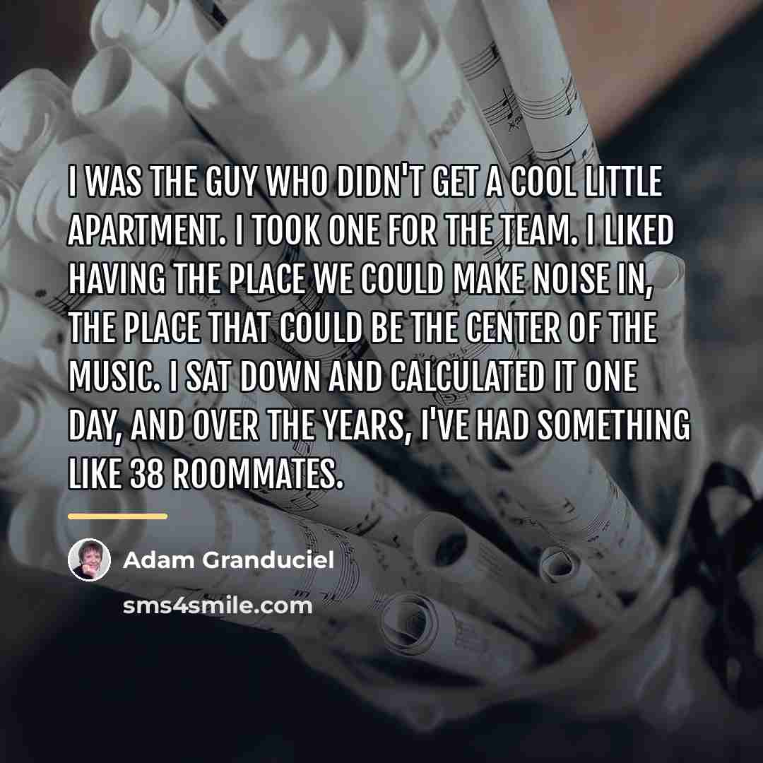 “I was the guy who didn't get a cool little…” quote by Adam Granduciel