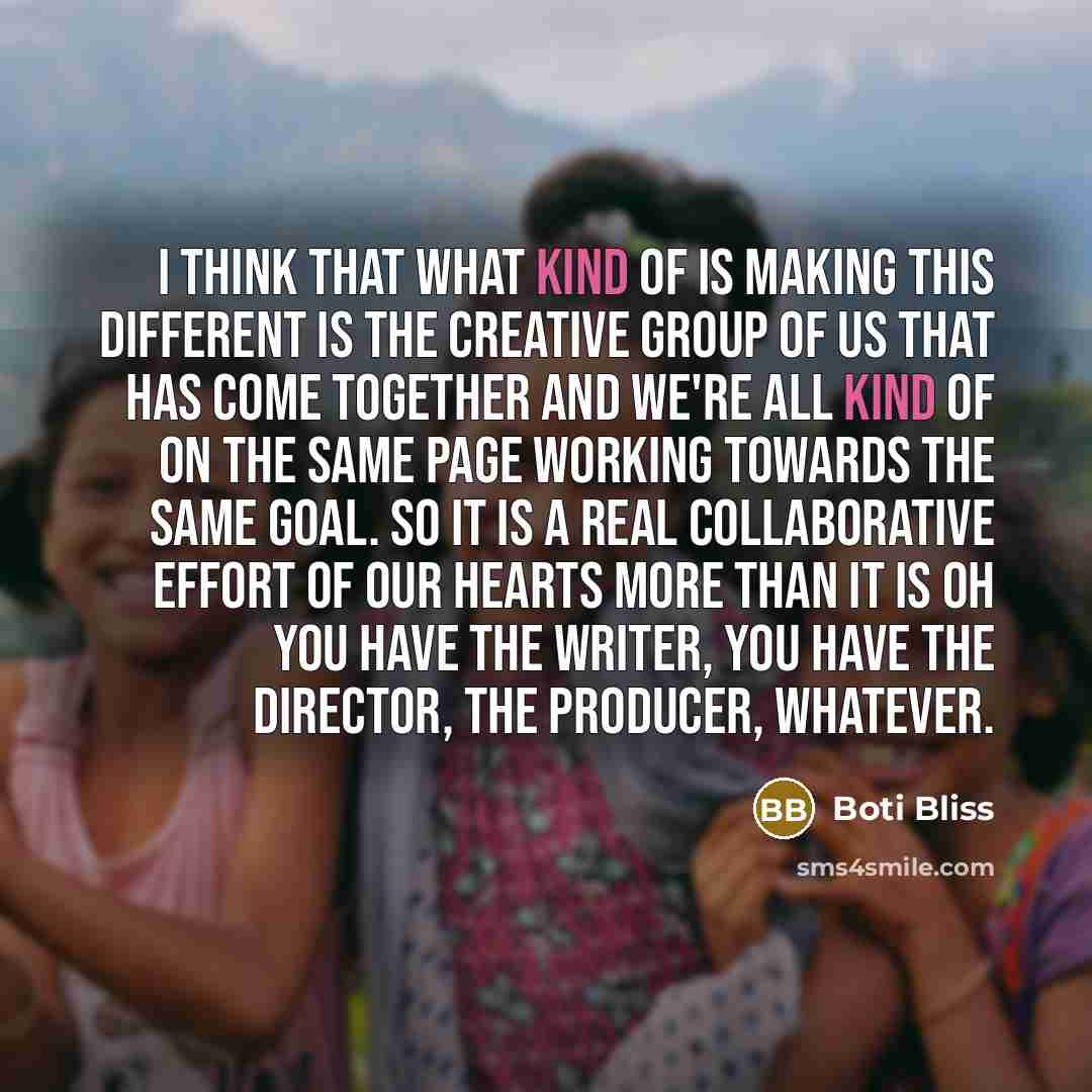 “I think that what kind of is making this different…” quote by Boti Bliss