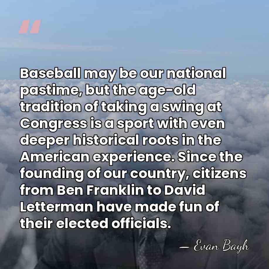 Baseball may be our national pastime, but the age-old tradition of taking&hellip; - Evan Bayh