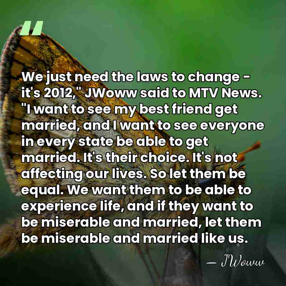 We just need the laws to change - it's 2012," JWoww said&hellip; - JWoww