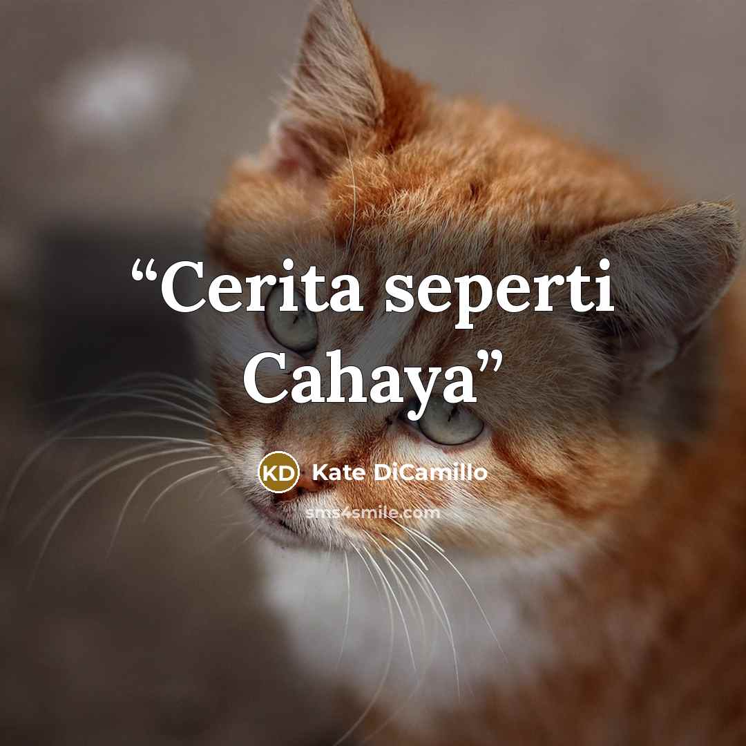 “Cerita seperti Cahaya” quote by Kate DiCamillo