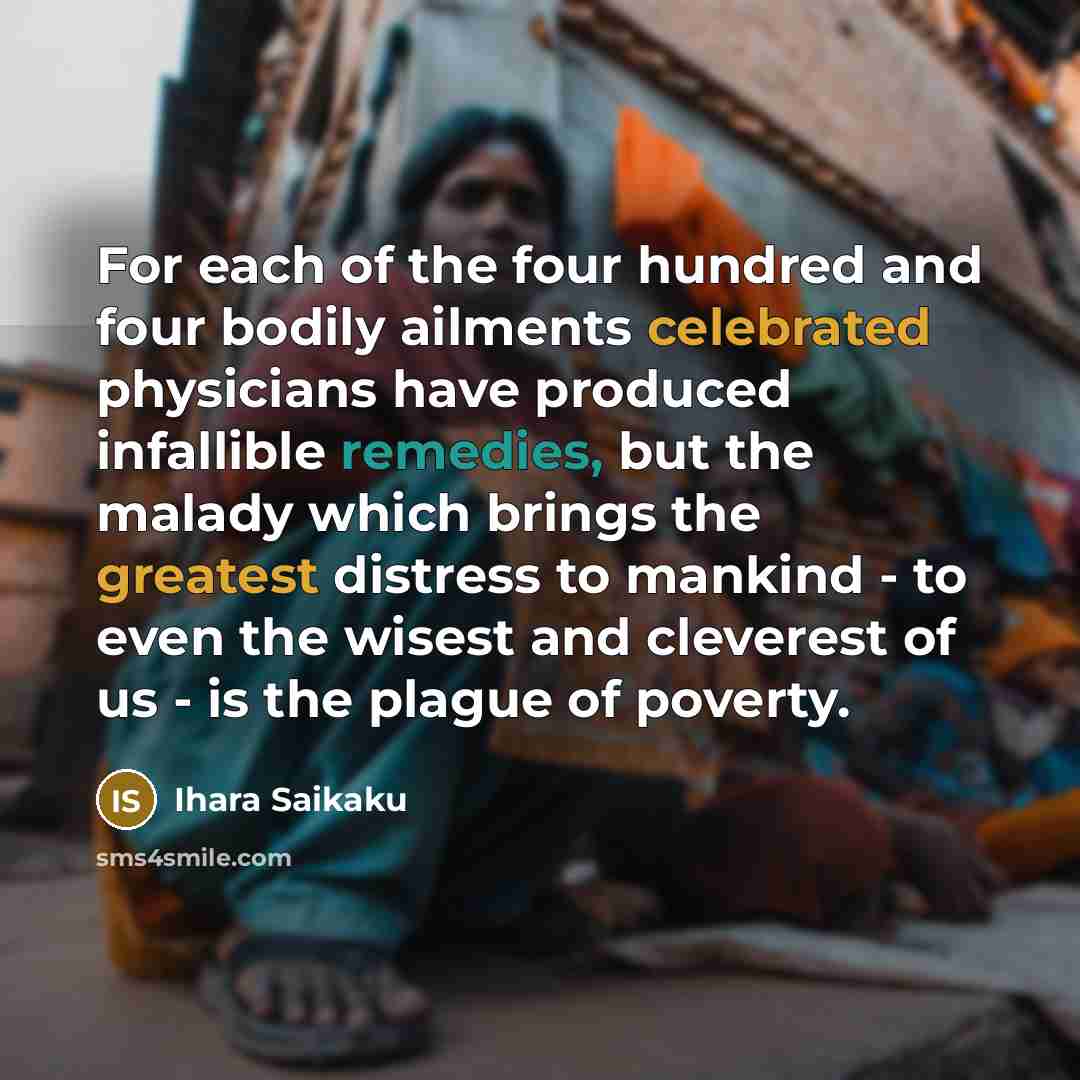“For each of the four hundred and four bodily ailments…” quote by Ihara Saikaku