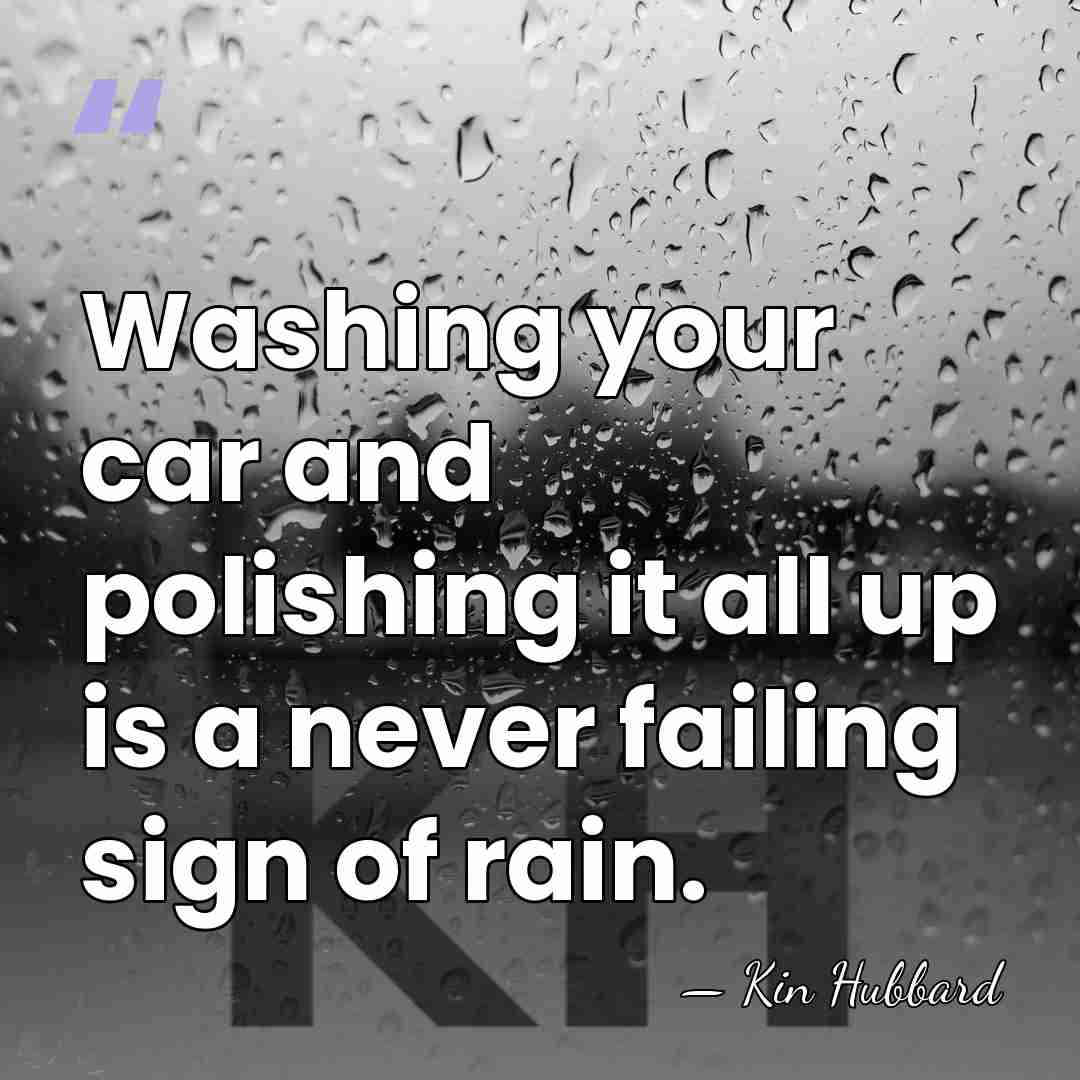 Washing your car and polishing it all up is a never failing&hellip; - Kin Hubbard