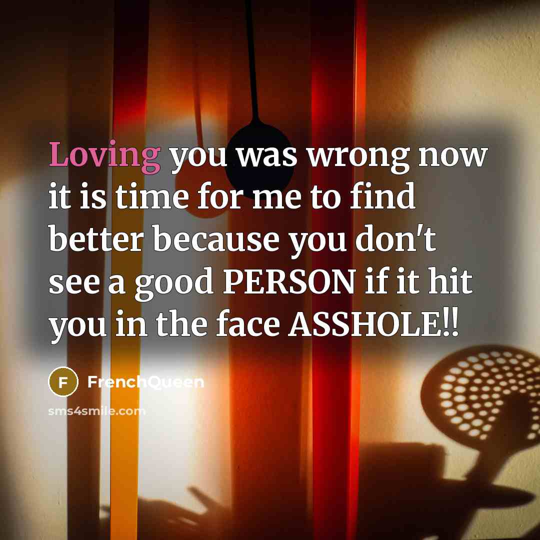 “Loving you was wrong now it is time for me…” quote by Frenchqueen
