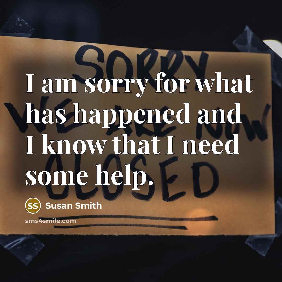 “I am sorry for what has happened and I know…” quote by Susan Smith