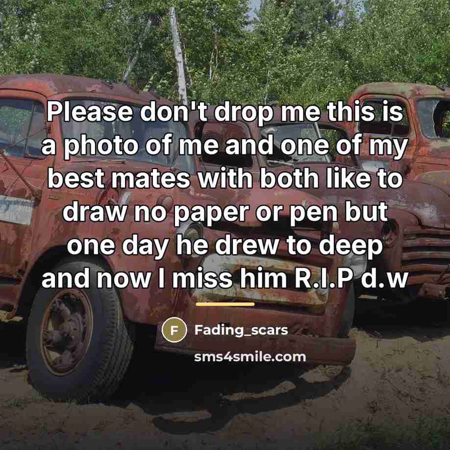 “Please don't drop me this is a photo of me…” quote by Fading_scars