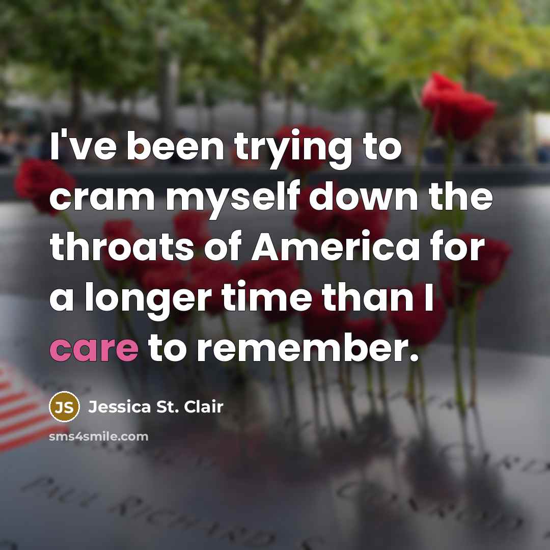 “I've been trying to cram myself down the throats of…” quote by Jessica St. Clair